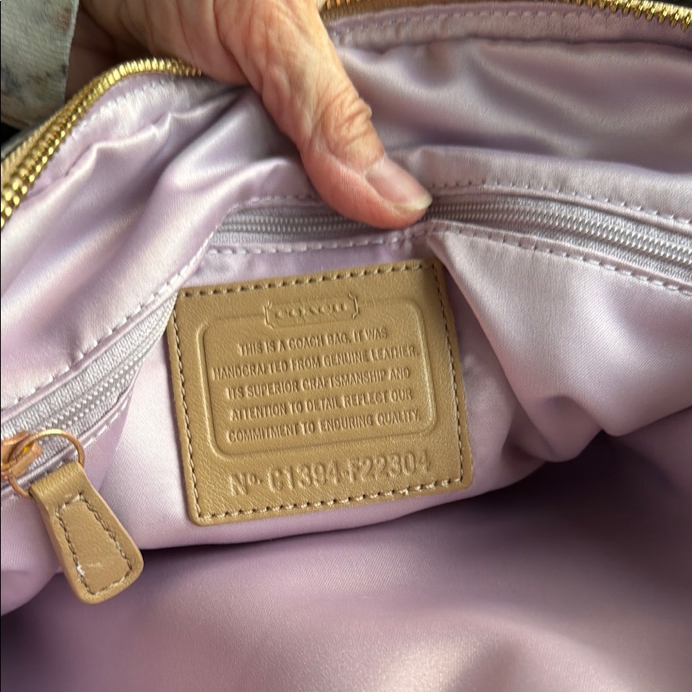 Coach Vintage Leather Satchel Bag in Caramel - Picture 11 of 16